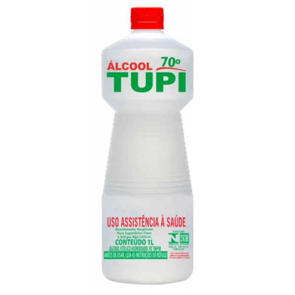 DESINF. ANTISSEPTICO ALCOOL LIQ. 70 INPM 1000ML CX/12 - TUPI
