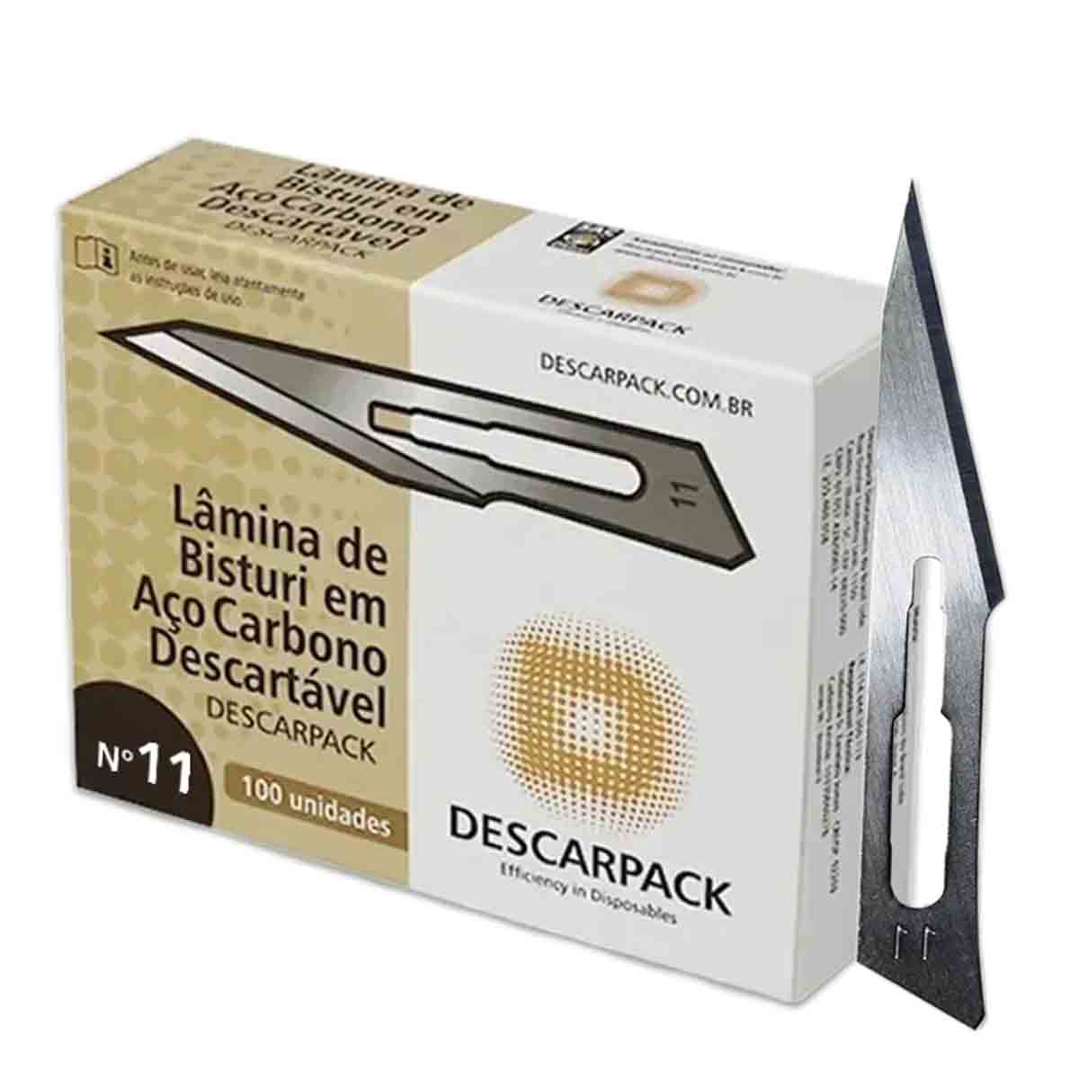 LAMINA BISTURI CARBONO - DESCARPACK