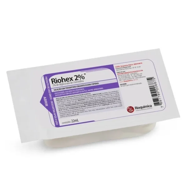 RIOHEX 2% ESCOVA C CLOREXEDINA 22 ML - RIOQUIMICA