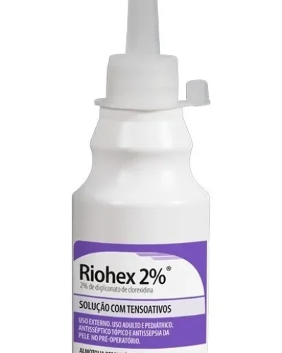 CLOREXIDINA RIOHEX 2% DEGERMANTE 100ML ALM - RIOQUIMICA