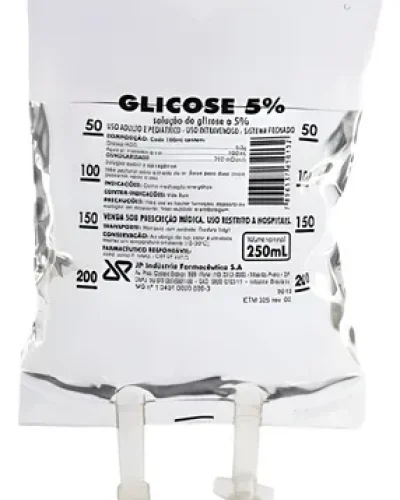GLICOSE 5% 250ML - JP FARMA