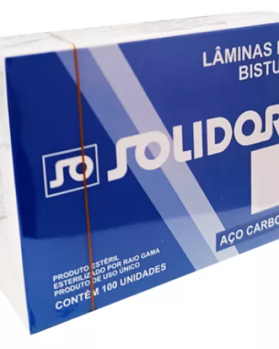 LAMINA BISTURI CARBONO 23 C100 - SOLIDOR