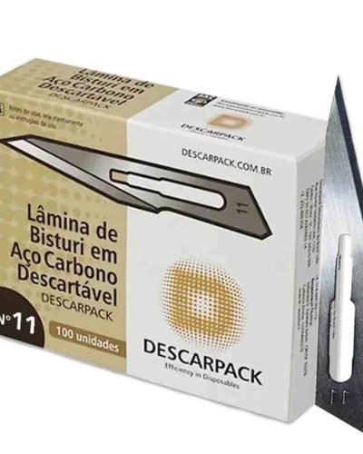 LAMINA BISTURI CARBONO N11 - DESCARPACK