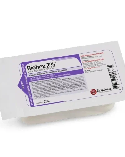 RIOHEX 2% ESCOVA C CLOREXEDINA 22 ML - RIOQUIMICA