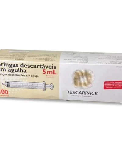 SERINGA DESC. 05ML S-AG CX100 LUER LOCK DESCARPACK