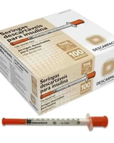 SERINGA INSULINA 01ML C-AG 8,0X0,30 FIXA ULTRAFINE DESCARPACK